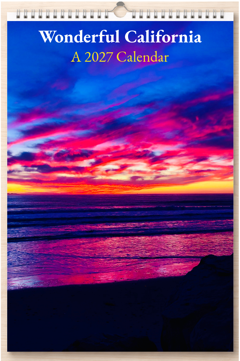 Wonderful California: A 2027 Calendar