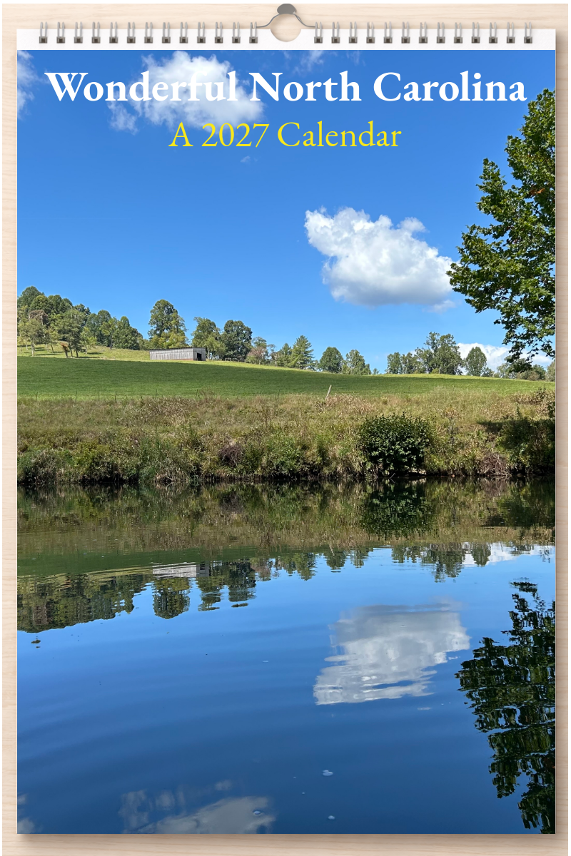 Wonderful North Carolina: A 2027 Calendar