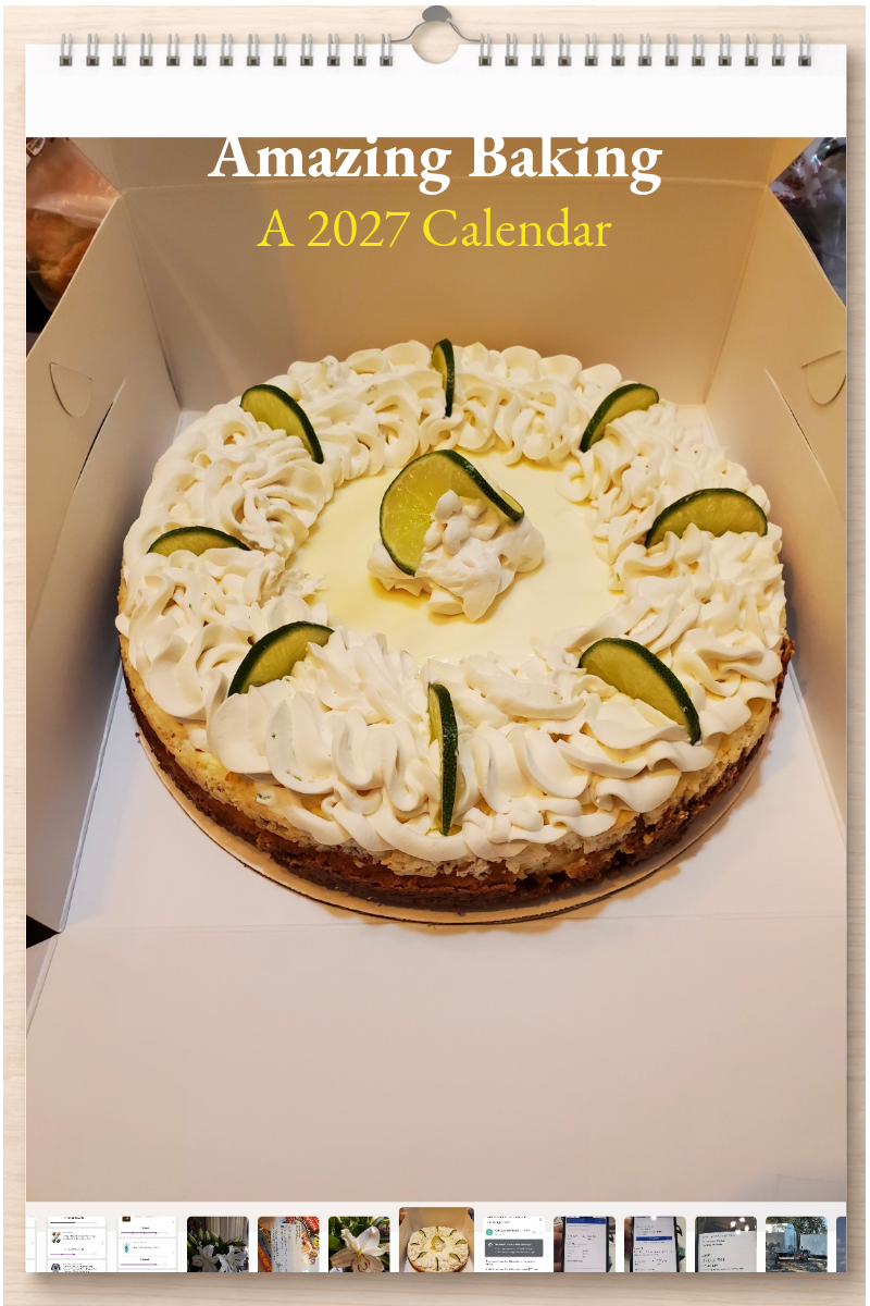 Amazing Baking: A 2027 Calendar