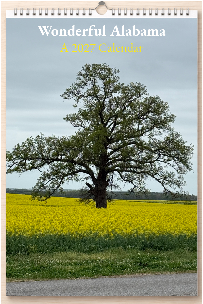 Wonderful Alabama: A 2027 Calendar