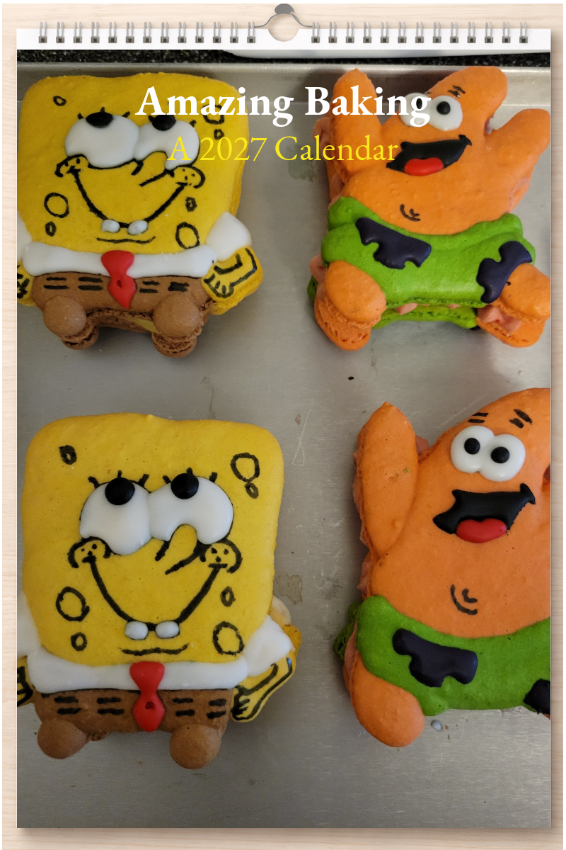 Amazing Baking: A 2027 Calendar