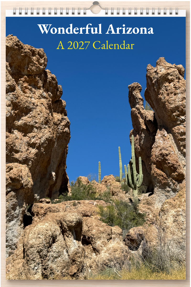 Wonderful Arizona: A 2027 Calendar