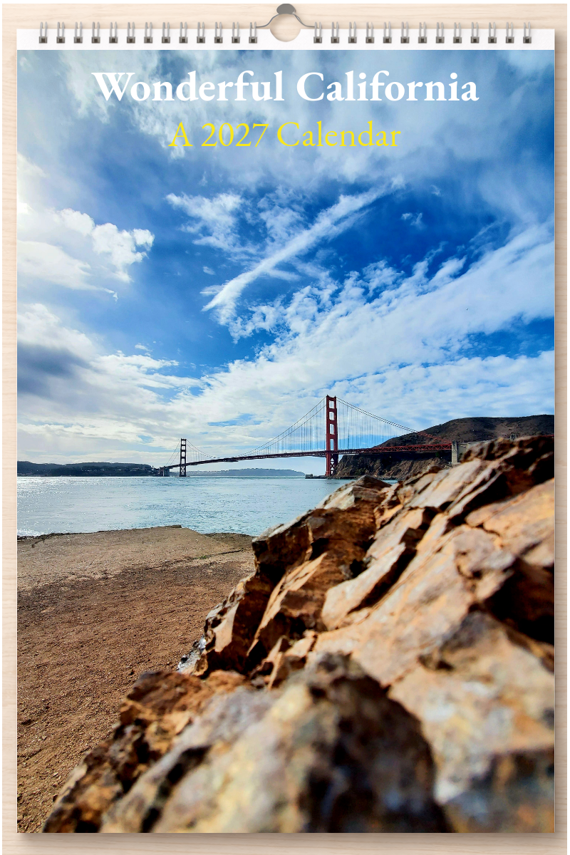 Wonderful California: A 2027 Calendar