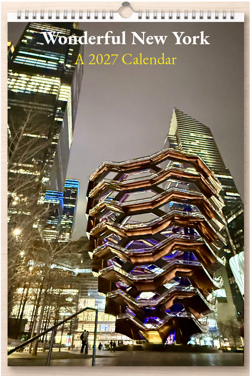Wonderful New York: A 2027 Calendar