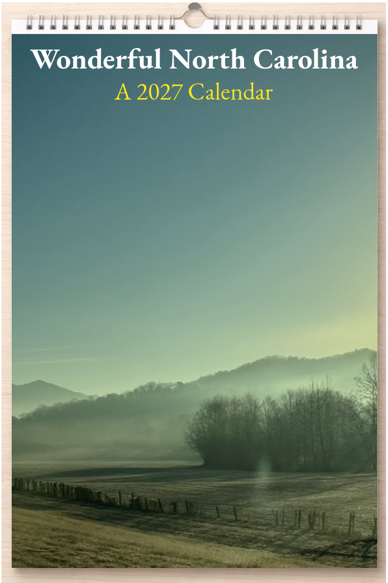 Wonderful North Carolina: A 2027 Calendar