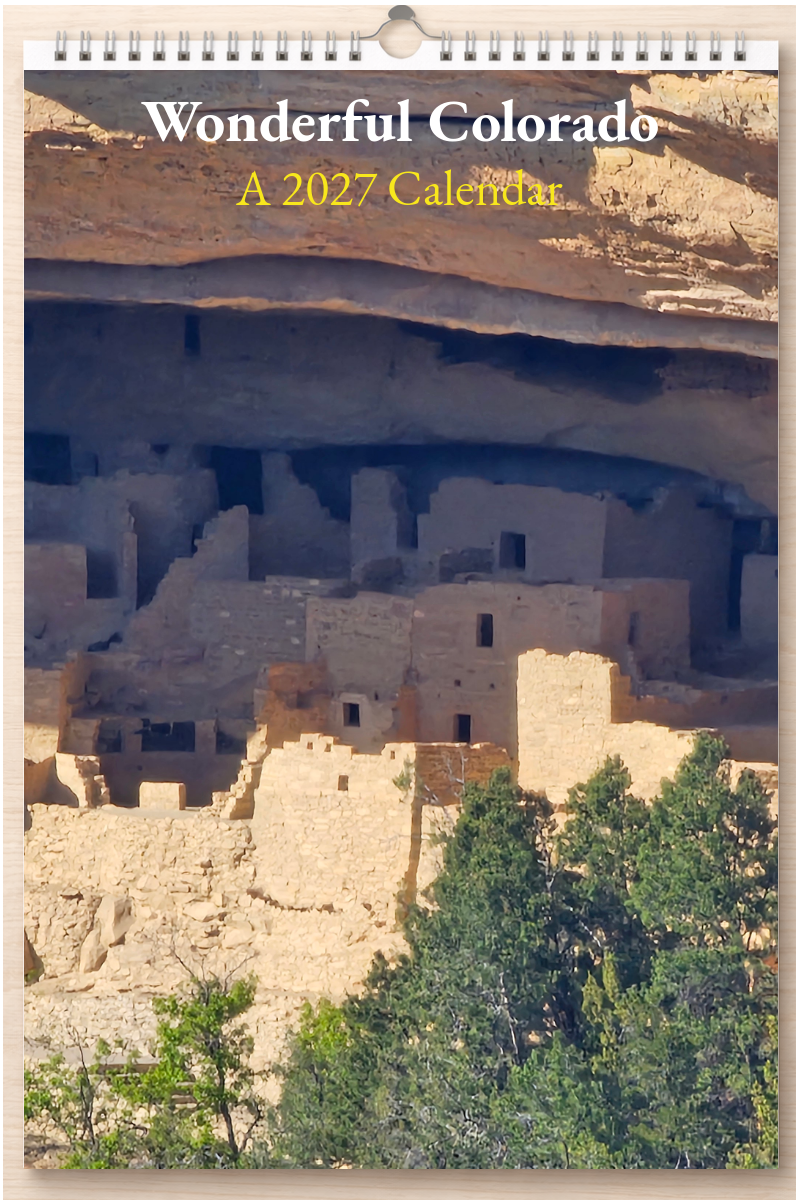 Wonderful Colorado: A 2027 Calendar