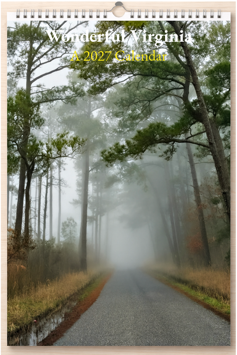 Wonderful Virginia: A 2027 Calendar