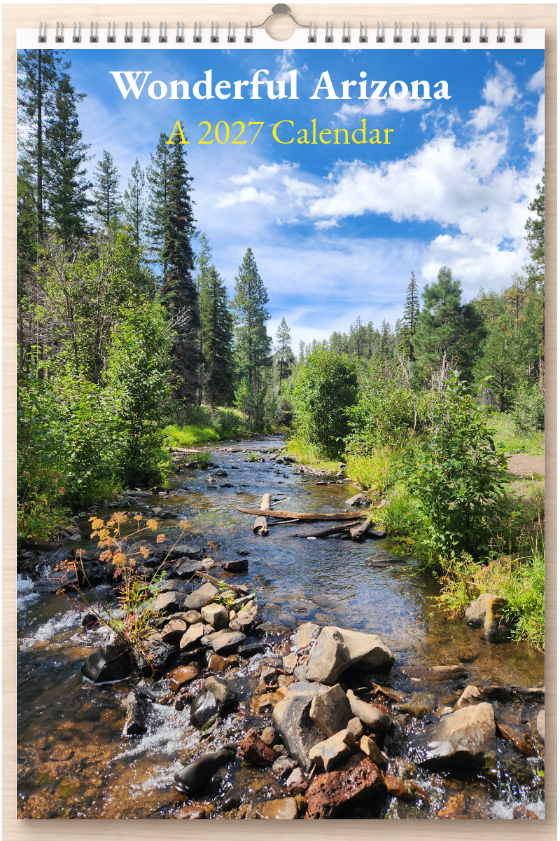 Wonderful Arizona: A 2027 Calendar