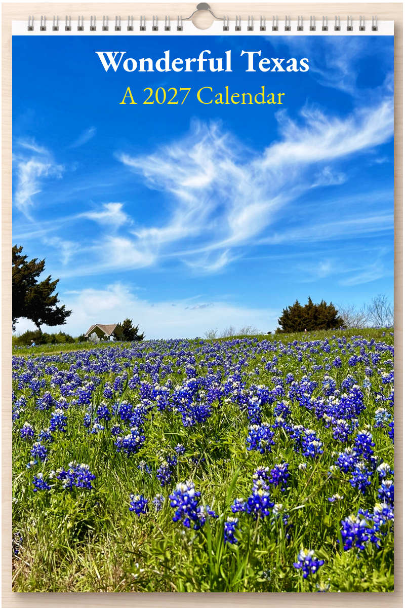 Wonderful Texas: A 2027 Calendar